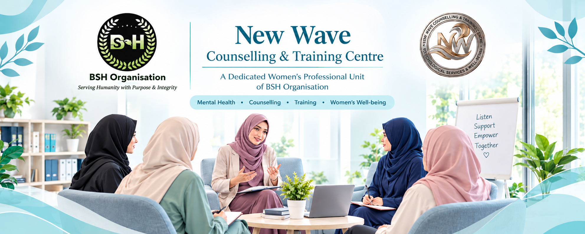 New Wave Counselling & Training Centre: A Dedicated Team for Mental Health, Learning and Women's Well-being